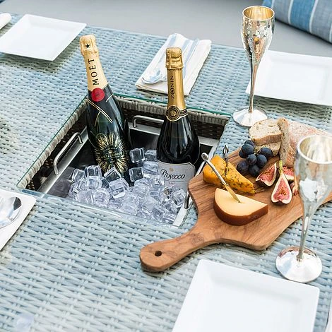 Maze Rattan Oxford Sofa Dining Set With Ice Bucket & Rising Table 13 Maze Rattan Oxford Sofa Dining Set With Ice Bucket & Rising Table - Image 11