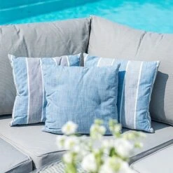 Maze Rattan Oxford Royal Corner Dining Set With Firepit Table -Eden Yard Zone 403052 17