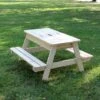 Soulet Childrens Wooden Picnic Table With Sandpit 2 Soulet Childrens Wooden Picnic Table With Sandpit -Eden Yard Zone 782714 AMB 02