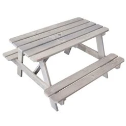 Soulet Childrens Garden Picnic Table Grey -Eden Yard Zone 783568 DET 01 1