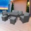 Rowlinson Garden Albany Rattan Sofa Dining Set 7 Seat Grey -Eden Yard Zone Albany20720seat20lifestyle20copy20grey20copy20light