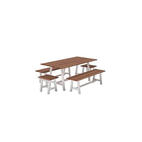 Broadway Acacia Wood 5 Piece Furniture Set 3 Broadway Acacia Wood 5 Piece Furniture Set