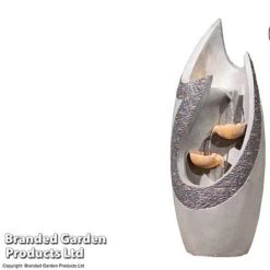 Serenity Cascading Flame Effect Water Feature 10 Serenity Cascading Flame Effect Water Feature -Eden Yard Zone CASC FOUNTAINW T39124