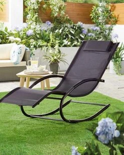 Idooka Mesh Rocking Sun Lounger -Eden Yard Zone Corner20Lawn