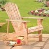 Wooden Adirondack Chair -Eden Yard Zone D8637 IS 3