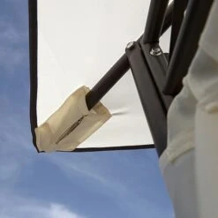 Aphrodite Heavy Duty Garden Gazebo With Side Curtains 2.7m 13 Aphrodite Heavy Duty Garden Gazebo With Side Curtains 2.7m -Eden Yard Zone FSGHD LS4