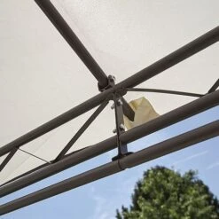 Aphrodite Heavy Duty Garden Gazebo With Side Curtains 2.7m 15 Aphrodite Heavy Duty Garden Gazebo With Side Curtains 2.7m -Eden Yard Zone FSGHD LS6