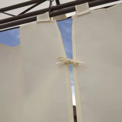 Aphrodite Heavy Duty Garden Gazebo With Side Curtains 2.7m 16 Aphrodite Heavy Duty Garden Gazebo With Side Curtains 2.7m -Eden Yard Zone FSGHD LS7