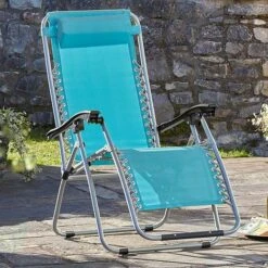 Garden Gear Zero Gravity Chair - Marine Blue -Eden Yard Zone G0881 2000x2000 1