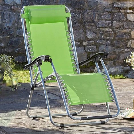Garden Gear Zero Gravity Chair - Apple Green 5 Garden Gear Zero Gravity Chair - Apple Green - Image 3