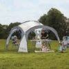 Garden Gear 3.9m Dome Event Shelter With Two Sunshade Walls 2 Garden Gear 3.9m Dome Event Shelter With Two Sunshade Walls -Eden Yard Zone G1155201000x10001