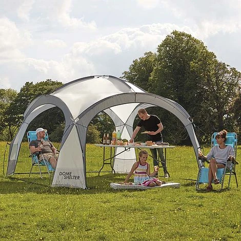 Garden Gear 3.5m Dome Event Shelter With Two Sunshade Walls 3 Garden Gear 3.5m Dome Event Shelter With Two Sunshade Walls