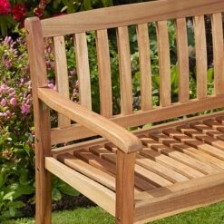Garden Gear Acacia Garden Bench 8 Garden Gear Acacia Garden Bench -Eden Yard Zone G2857 2