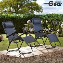 Garden Gear Zero Gravity Chair - Navy -Eden Yard Zone G3725202000x200020LS20320With20logo