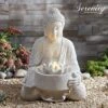 Serenity Serene Buddha Water Feature -Eden Yard Zone G3864 1