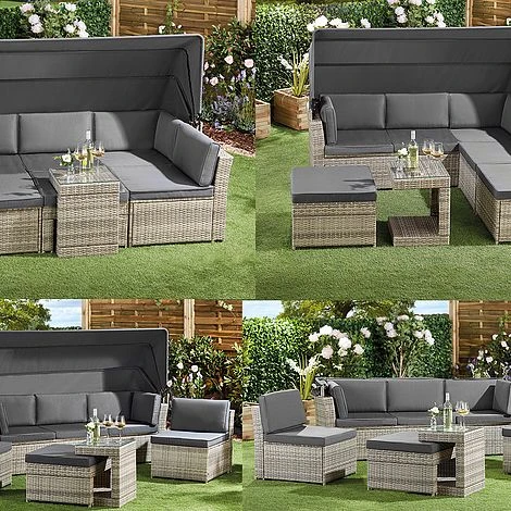 Garden Gear California Rattan Daybed With Canopy 5 Garden Gear California Rattan Daybed With Canopy - Image 3