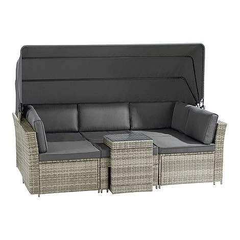 Garden Gear California Rattan Daybed With Canopy 6 Garden Gear California Rattan Daybed With Canopy - Image 4