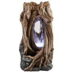 Serenity Hollow Tree Trunk Waterfall Water Feature 10 Serenity Hollow Tree Trunk Waterfall Water Feature -Eden Yard Zone G3946 4