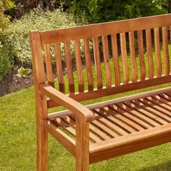 Garden Gear Acacia 3-Seater Garden Bench -Eden Yard Zone G4030 4