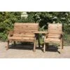 3 Seater Companion Set Straight -Eden Yard Zone HB04