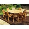 8 Seater Round Table Set 2 8 Seater Round Table Set -Eden Yard Zone HB1120Pic3