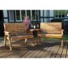 Twin Bench Set Angled -Eden Yard Zone HB115A20Pic2