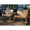 Twin Bench Set Straight 1 Twin Bench Set Straight -Eden Yard Zone HB115B20Pic2