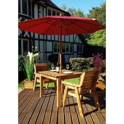 2 Seater Square Bistro Set -Eden Yard Zone HB11720Pic2