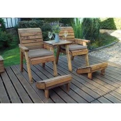 Deluxe Lounger Set Straight -Eden Yard Zone HB118GR