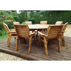 8 Seater Round Table Set -Eden Yard Zone HB11B20Pic2