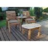 Twin Companion Dining Set Straight -Eden Yard Zone HB124GR