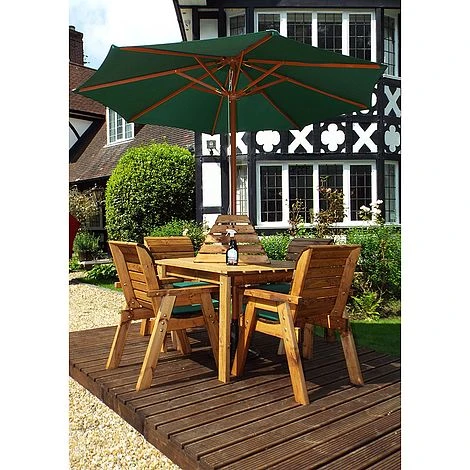 4 Seater Rectangular Table Set 7 4 Seater Rectangular Table Set - Image 5