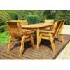 6 Seater Rectangular Table Set With Benches -Eden Yard Zone HB1420Pic1