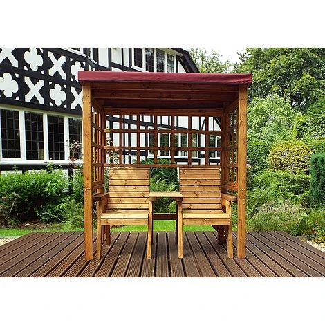 Henley Twin Seat Arbour 4 Henley Twin Seat Arbour - Image 2