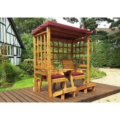 Henley Twin Seat Arbour 18 Henley Twin Seat Arbour -Eden Yard Zone HB148B20Pic4
