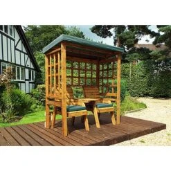 Henley Twin Seat Arbour 22 Henley Twin Seat Arbour -Eden Yard Zone HB148G 1