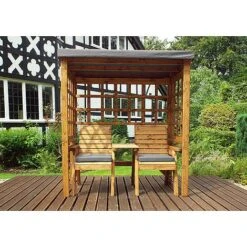 Henley Twin Seat Arbour 27 Henley Twin Seat Arbour -Eden Yard Zone HB148GR 3