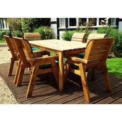 6 Seater Rectangular Table Set 19 6 Seater Rectangular Table Set -Eden Yard Zone HB15G20Pic7