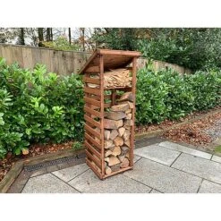 Charles Taylor Wooden Log Store Small 2 X 2ft -Eden Yard Zone HB2011