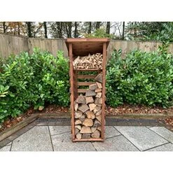 Charles Taylor Wooden Log Store Small 2 X 2ft -Eden Yard Zone HB201202