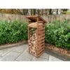 Charles Taylor Wooden Log Store Small 2 X 2ft 2 Charles Taylor Wooden Log Store Small 2 X 2ft -Eden Yard Zone HB201203