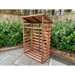 Charles Taylor Wooden Log Store Medium 3 X 2ft -Eden Yard Zone HB202204