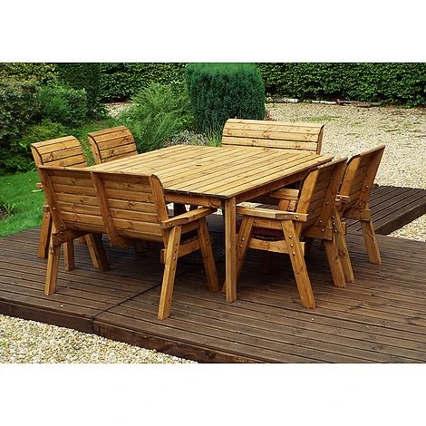 8 Seater Square Table Set With Benches 3 8 Seater Square Table Set With Benches