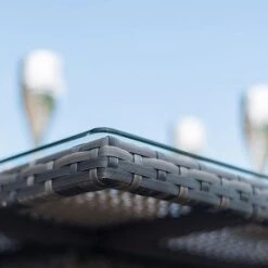 Maze Rattan LA Garden Dining Set Rectangular With Ice Bucket 6 Seat 14 Maze Rattan LA Garden Dining Set Rectangular With Ice Bucket 6 Seat -Eden Yard Zone LA20DINING206203