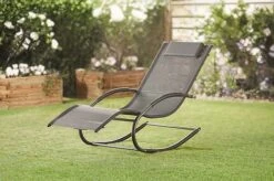 Idooka Mesh Rocking Sun Lounger -Eden Yard Zone Lawn1