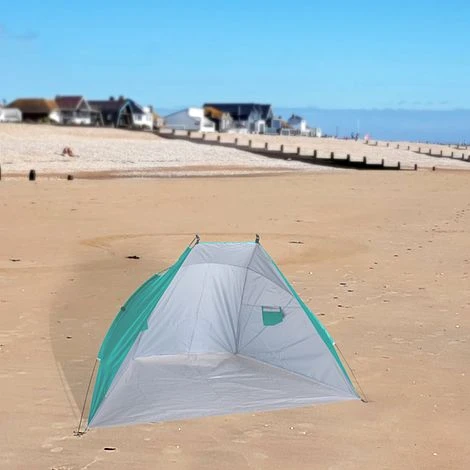 Idooka Outdoors Beach Tent Shelter With Inner Pockets Carrying Pouch UPF 50+ Blue/Green 12 Idooka Outdoors Beach Tent Shelter With Inner Pockets Carrying Pouch UPF 50+ Blue/Green - Image 10