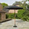 Wooden Garden Parasol 2.4m 2 Wooden Garden Parasol 2.4m -Eden Yard Zone P27B LS