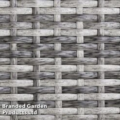 Garden Gear Riviera 5-Seat Rattan Set -Eden Yard Zone RIVI RATTDRKGR S43368