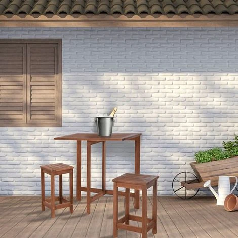 Idooka Acacia Wood Bistro Bar Set 3 Idooka Acacia Wood Bistro Bar Set