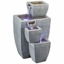 Serenity Table-Top Oblong Stone-Effect Water Feature -Eden Yard Zone WEBG3962